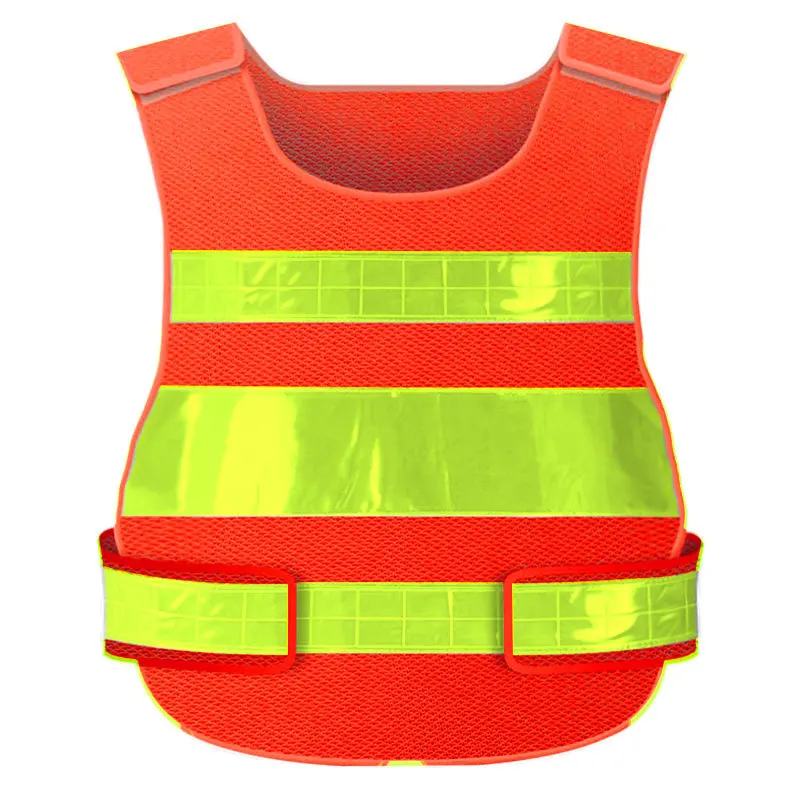 Various sizes safety fluorescent vest breathable reflective clothes reflective vest printing