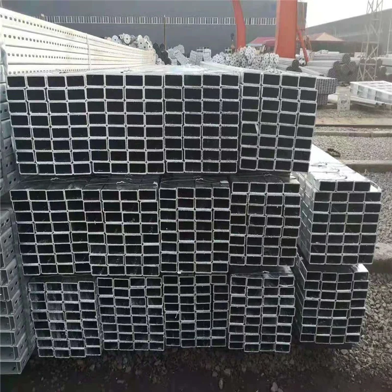 low price gi ASTM steel pipe galvanized square tube 30*30*0.6 mm galvanized square pipe