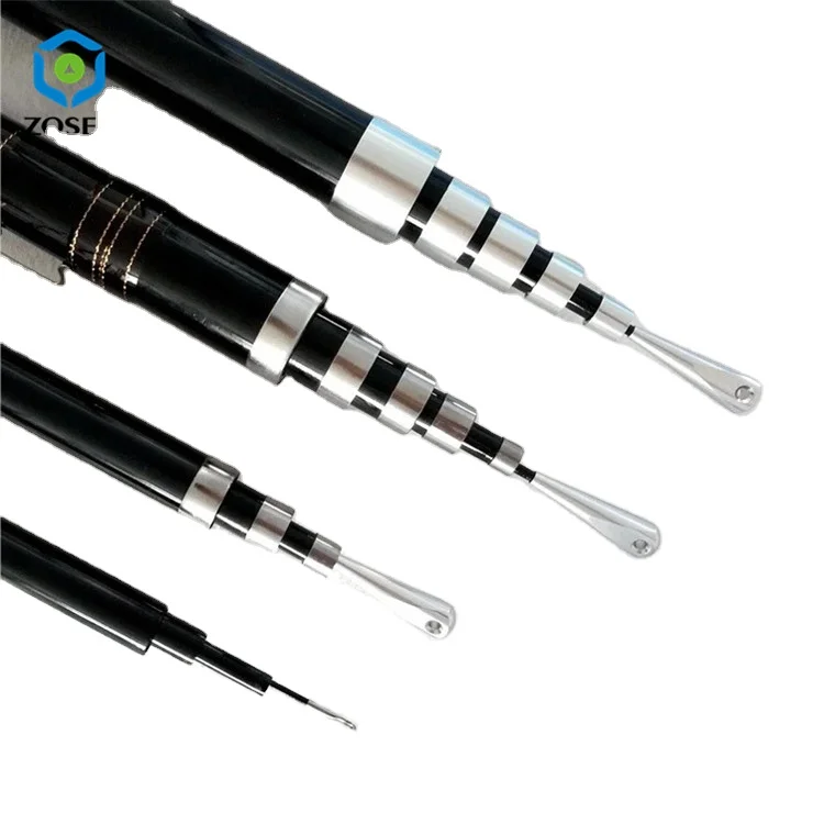 5-10m fiberglass telescopic bird pole,fiberglass mast