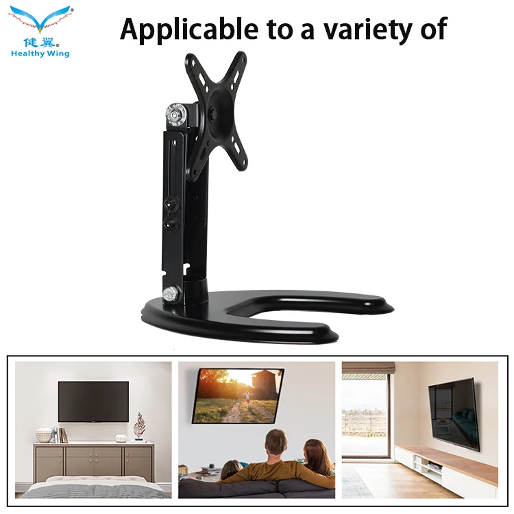 classical Economical Aluminum Vesa Monitor Mount Fits 14 -29 Lcd/led Screen Size 180 Degrees Rotation