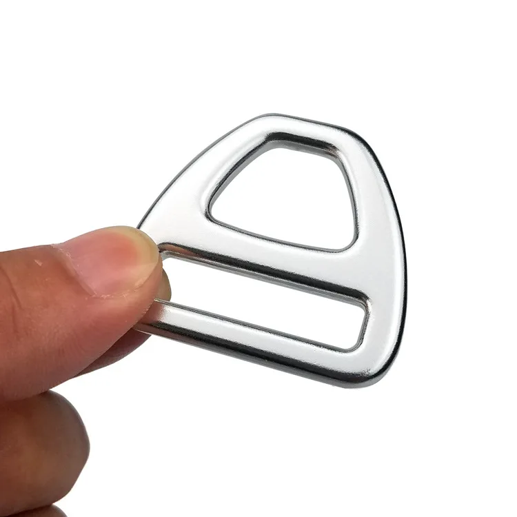 Custom Luggage Buckle Hardware Wholesale Multi-color Triangle Shape Buckle Adjuster For Straps