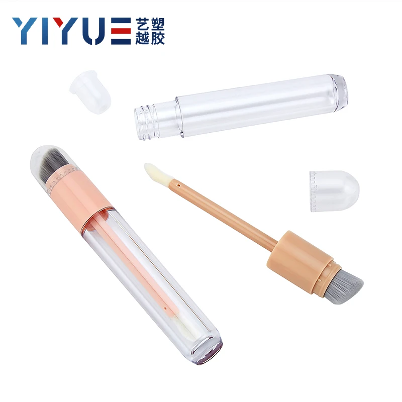 6ml Empty PETG Concealer Tube With Brush Dual Plastic Liquid Concealer Container Tubes