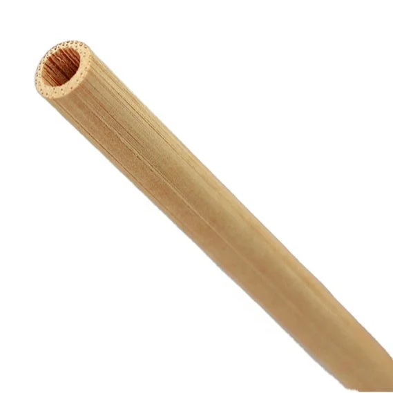 disposable straws coffee milk tea juice straws 8*200mm bamboo customizable eco-friendly bamboo straws