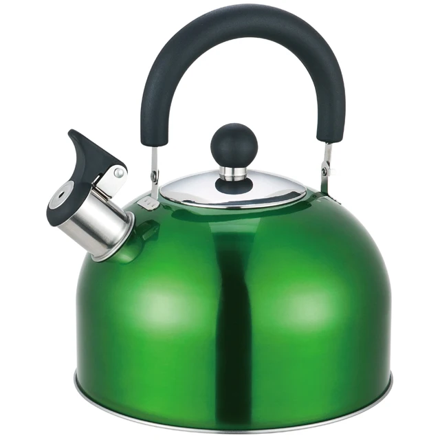 Heat Resistant Moveable Handle Tea Kettles With Whistle Stainless Steel Tea Pot