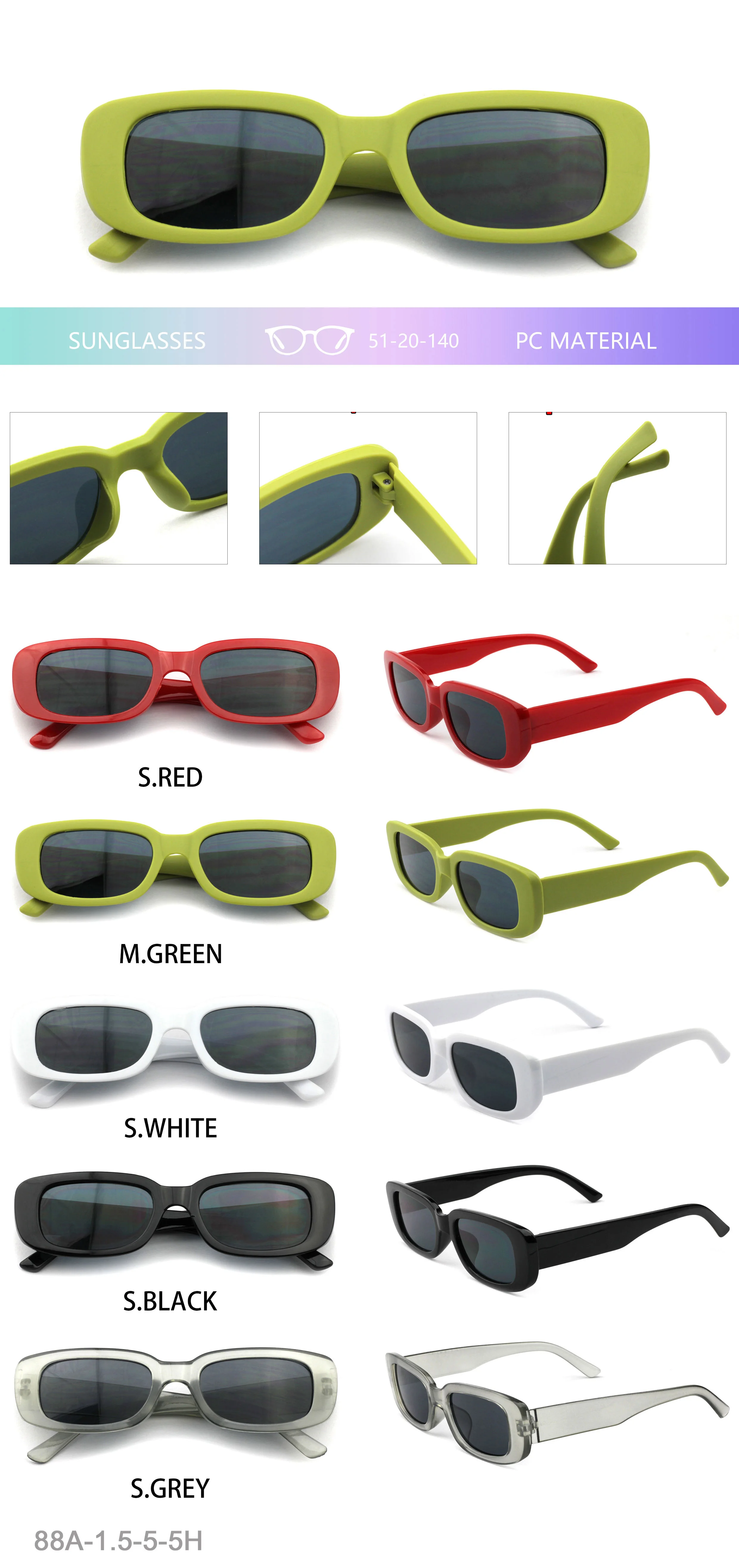 Classic Retro Cheap Rectangle Sunglasses 2024 Custom Fashion Designer Vintage Square gafas de sol Narrow Square Frame