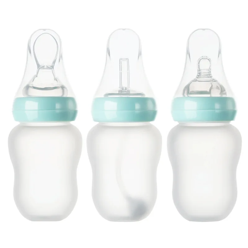 180ml 3 in 1 Wide Mouth newborn care silicone baby Milk baby feeding bottle set