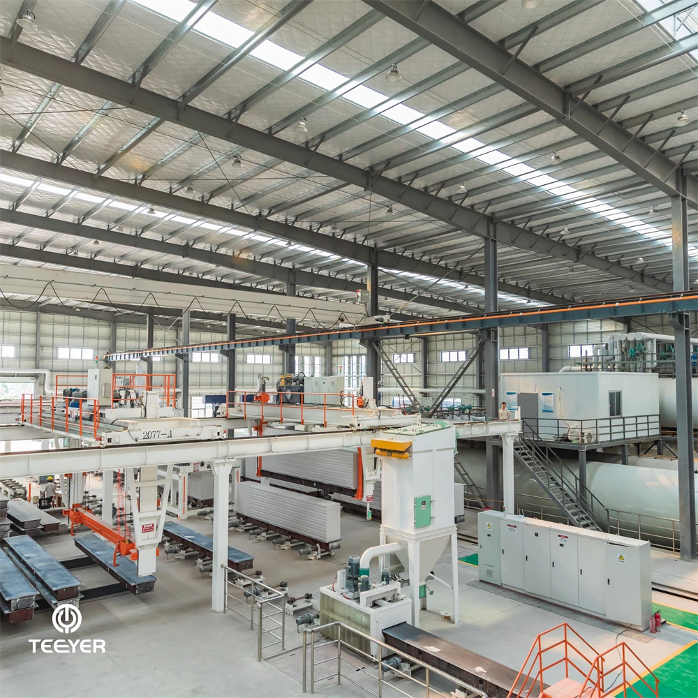 AAC block plant from China of 100000m3 annual production