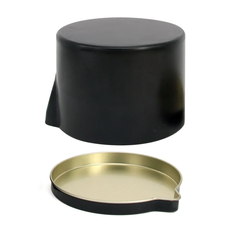colorful printing aluminum candle tin Custom cosmetic container scent candles aluminum tin jar with spout lid
