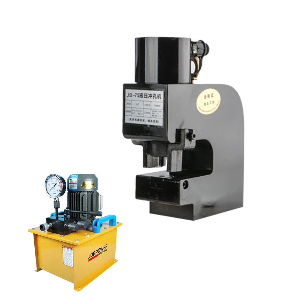 50t Ch-80a/JB-80a Ch-100/JB-100 Hydraulic Knockout Punch Hole Puncher Manual Punching