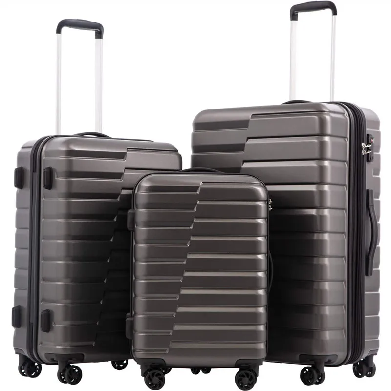 Factory PP Luggage Bags 4 Spinner Wheels Traveling Luggage Suite Case Travelling Cute Luggage Set