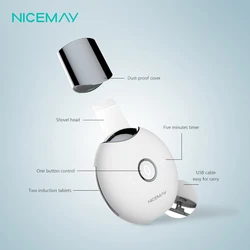 Portable EMS ultrasonic skin scrubber electronic skin care tools whole set online sale 1809