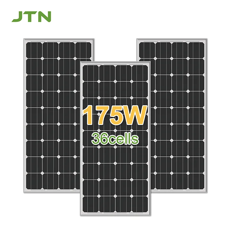 High efficiency 175 watt pv module 12 volt 175 w mono solar panels for solar home energy system