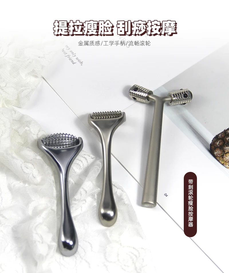 new products 2022 unique skincare tools face massage roller face trainer 24 germanium beauty wand Stinger roller slimming