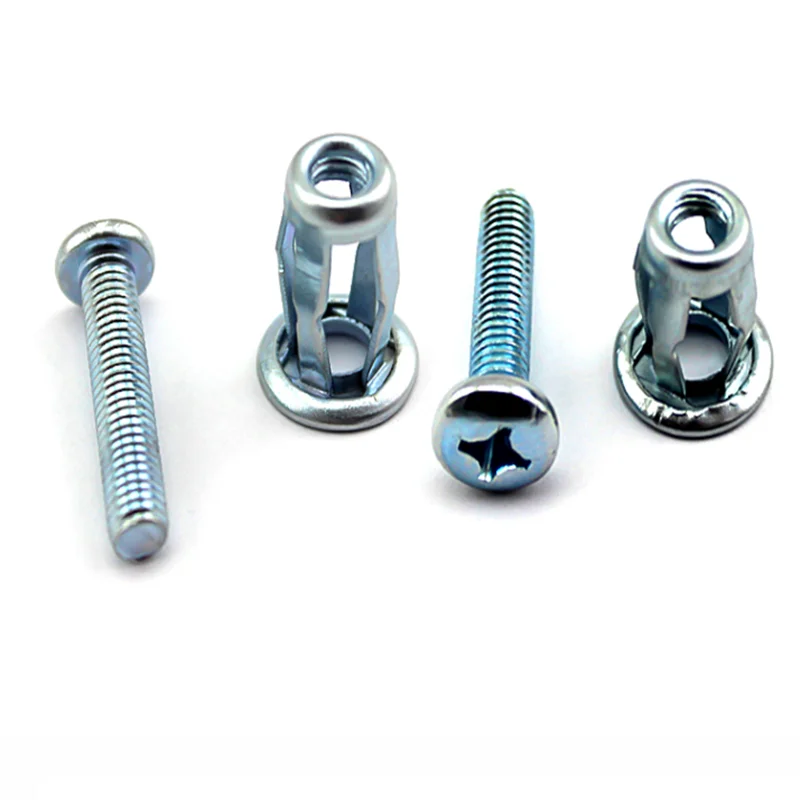 M6 M8 Jack Nuts Rivet Nut Car Metal Screw Petal Nuts With Screw For Hollow Wall Iron Skin