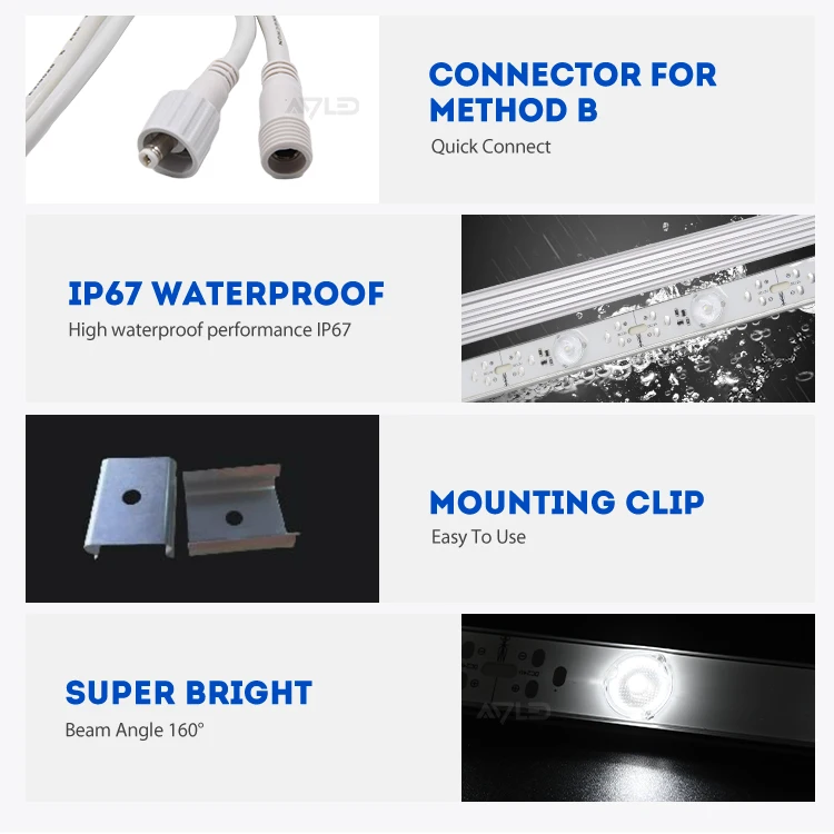 UL CE Rohs 3030 14leds/m Outdoor Light Source Led Back Lit Led Bar for Single side Lightbox