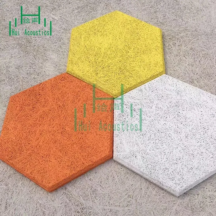 Wood Wool Cement Acoustic Silencer Restaurant Wood Panels Wood Wool Ceiling Access Panel