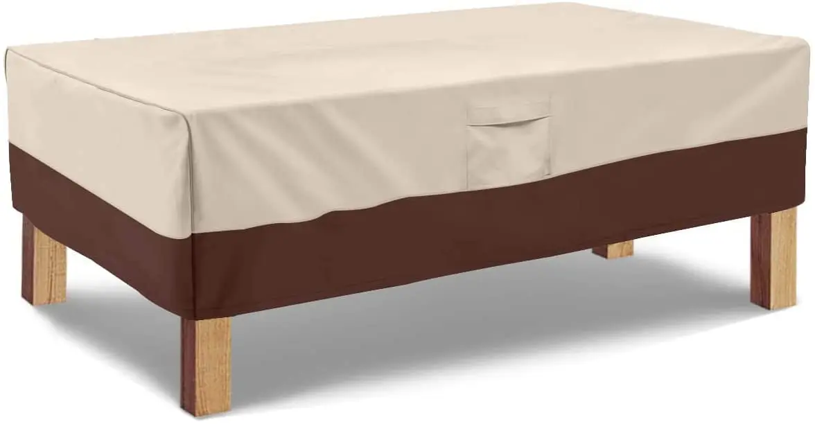 Durable Waterproof Outdoor Furniture Rectangular Coffee Patio Table