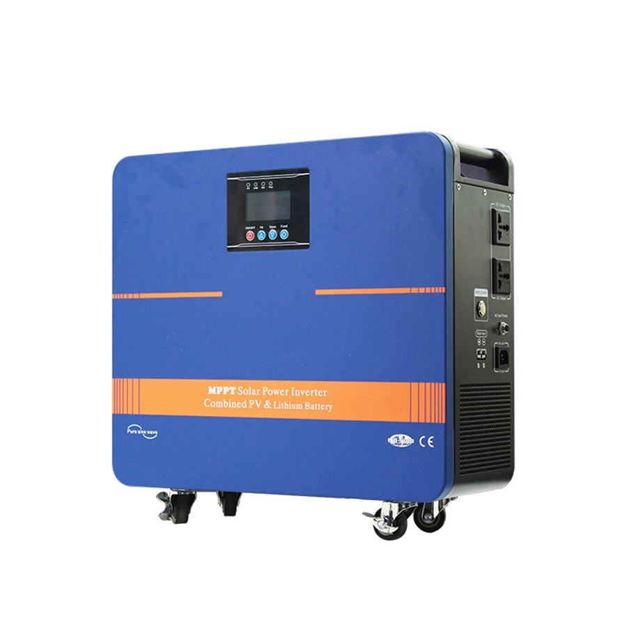 Home Mobile Solar Photovoltaic Power Generation MPPT Inverter Reverse Control Integrated Machine Energy Storage 5KW
