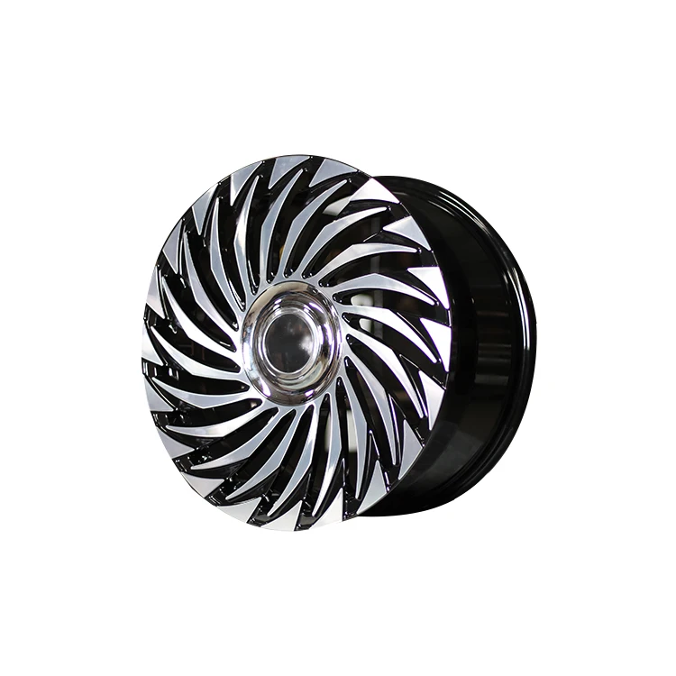 Wholesale High Quality Black Machine Face Aluminum Alloy Car Forged Wheels
