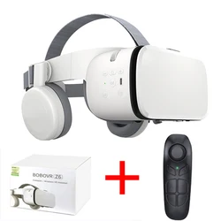 OEM LOGO 4k VR glass 5 Plus vr headset 3D vr Glasses with remote for iPhone Android Smartphones