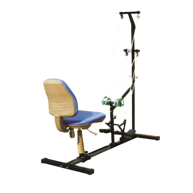 Sitting type pulley stroke rehabilitation equipment