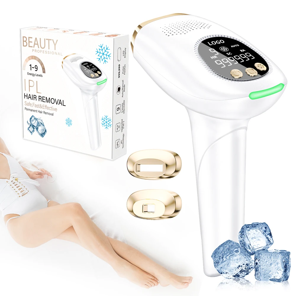 handy Home photon therapy Epilator ice cooling Painless Permanent IPL Machine Portable Depilator Light Laser Hair Removal Device