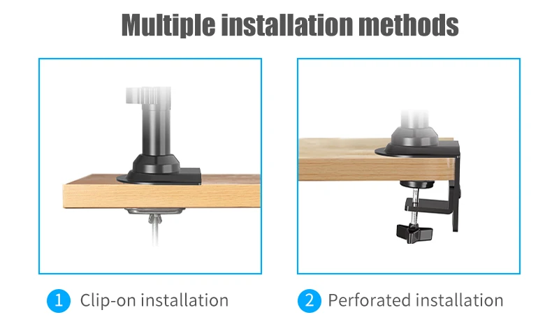 Четырехъядерная светодиодная подставка для ЖК-монитора, 4 настольных кронштейна для 17-32 дюймовых мониторов, компьютерные аксессуары