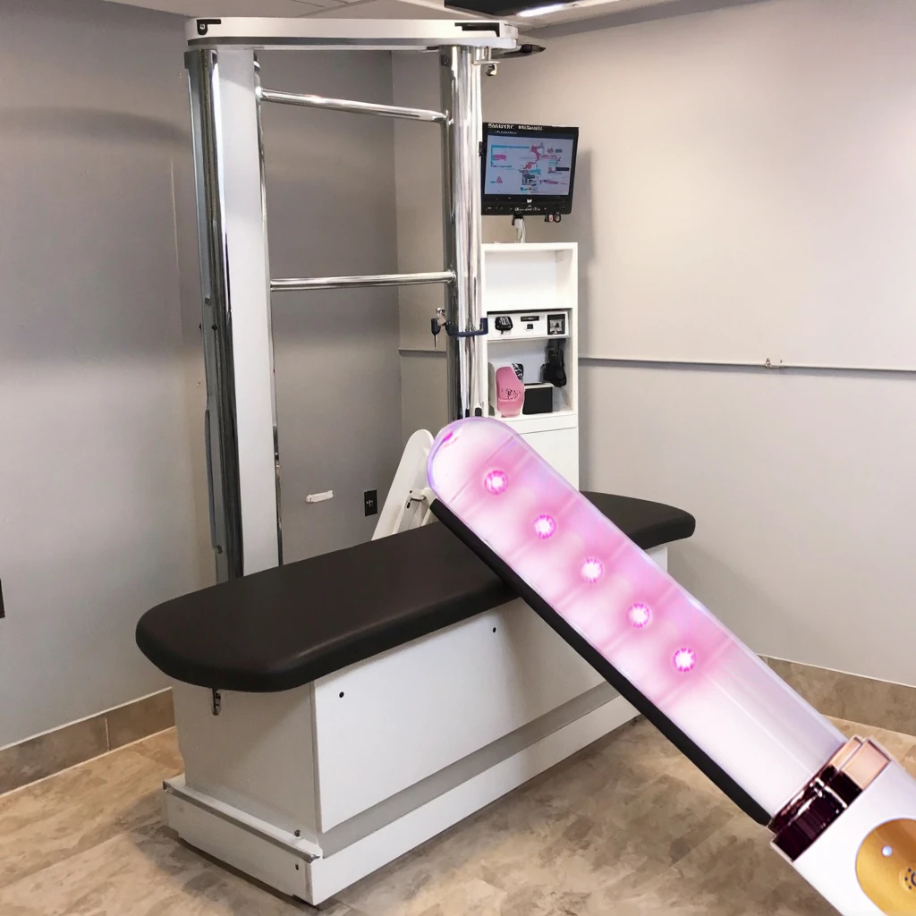 Vagina Tightening Stick for Urinary Incontinence & Cervical Erosion Red & Blue Light with Vibration Treat Vaginitis Machine