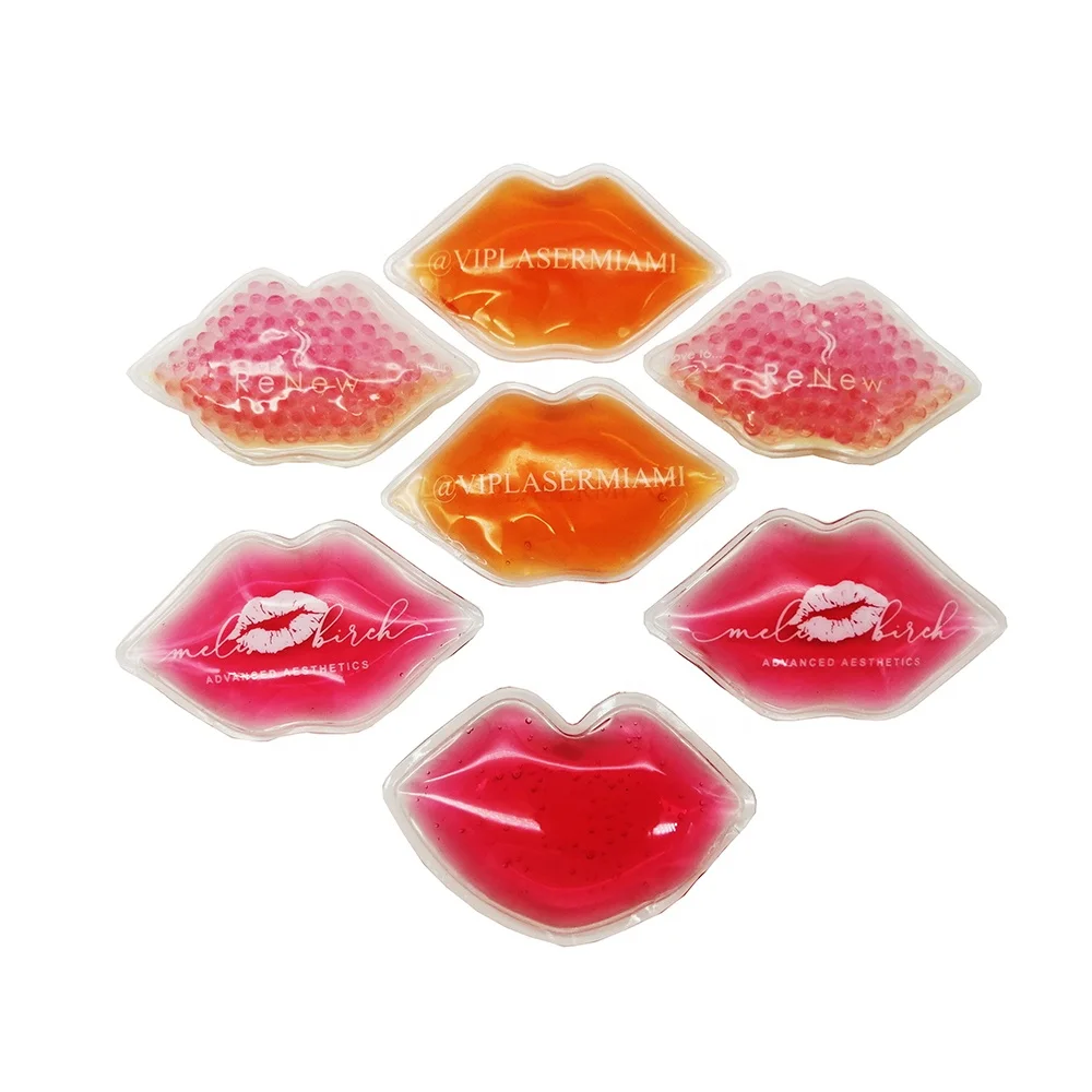 Anti wrinkle mask aesthetic hot cold lip ice pack