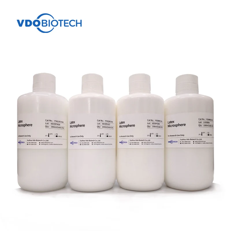 100mL 150nm Latex-Enhanced Immunoturbidimetry Test Factory Polystyrene Microspheres Carboxyl Microspheres