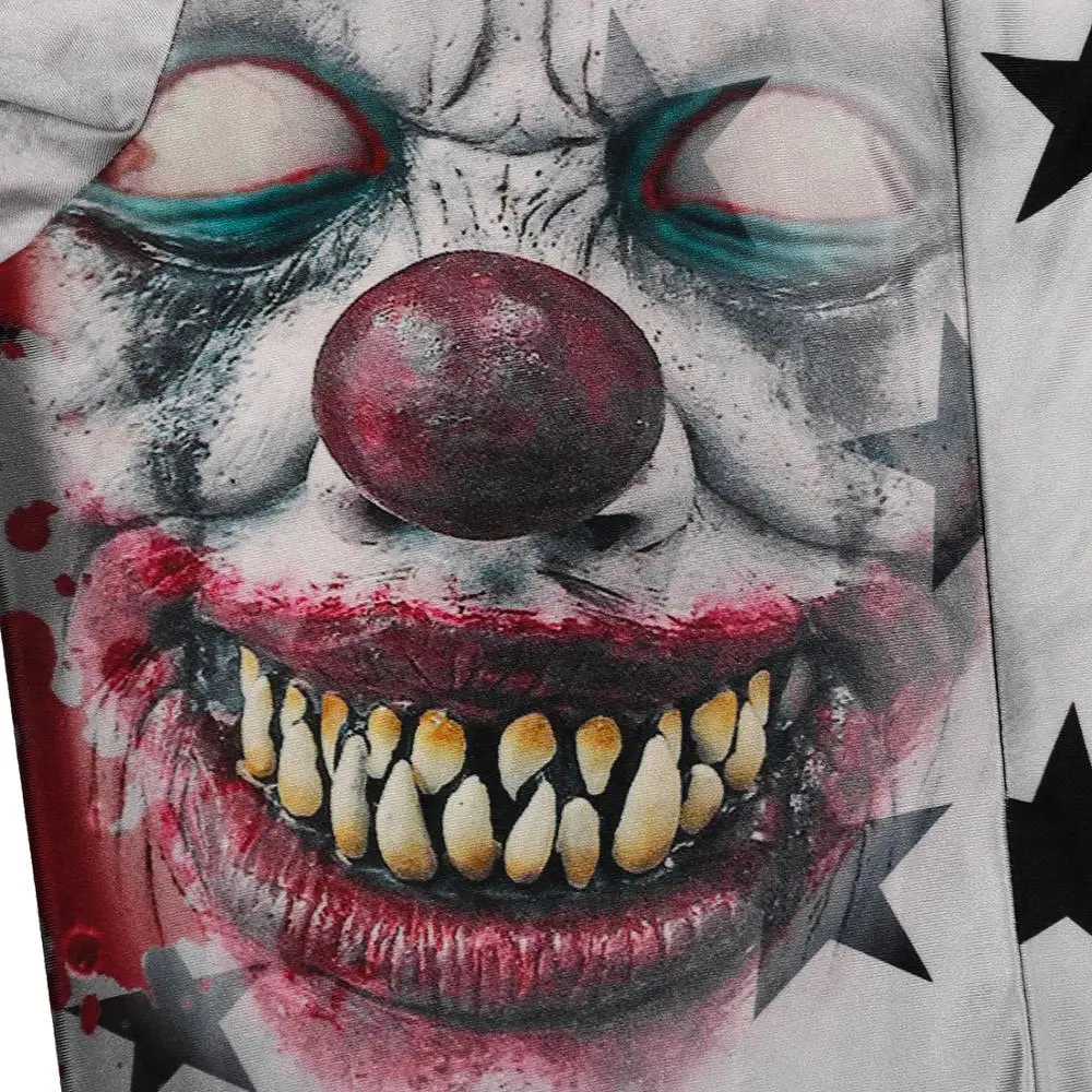 Sexy Women Cosplay Jumpsuits Print Halloween Costumes Tight Bodysuit With Hands With Foot N37-31