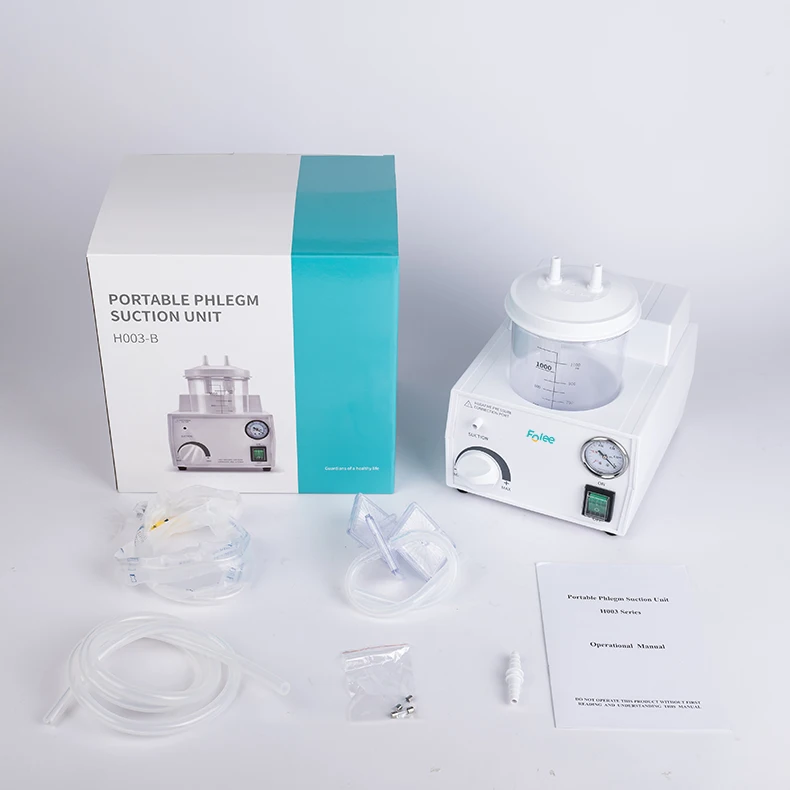 Electric Portable Medical Vacuum Single Bottle Suction Apparatus Phlegm Suction Machine Abortion Suction Equipment