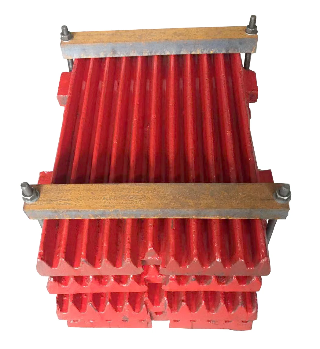 High Manganese Steel Casting Parts Jaw Crusher Movable Swing Fixed Jaw Plate PE 250x400  PEX250x1000 400x600 600x900