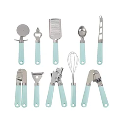 Оригинальная фабричная Овощечистка из нержавеющей стали терка для сыра Противоскользящий пресс для чеснока для кухни набор консервных ножей