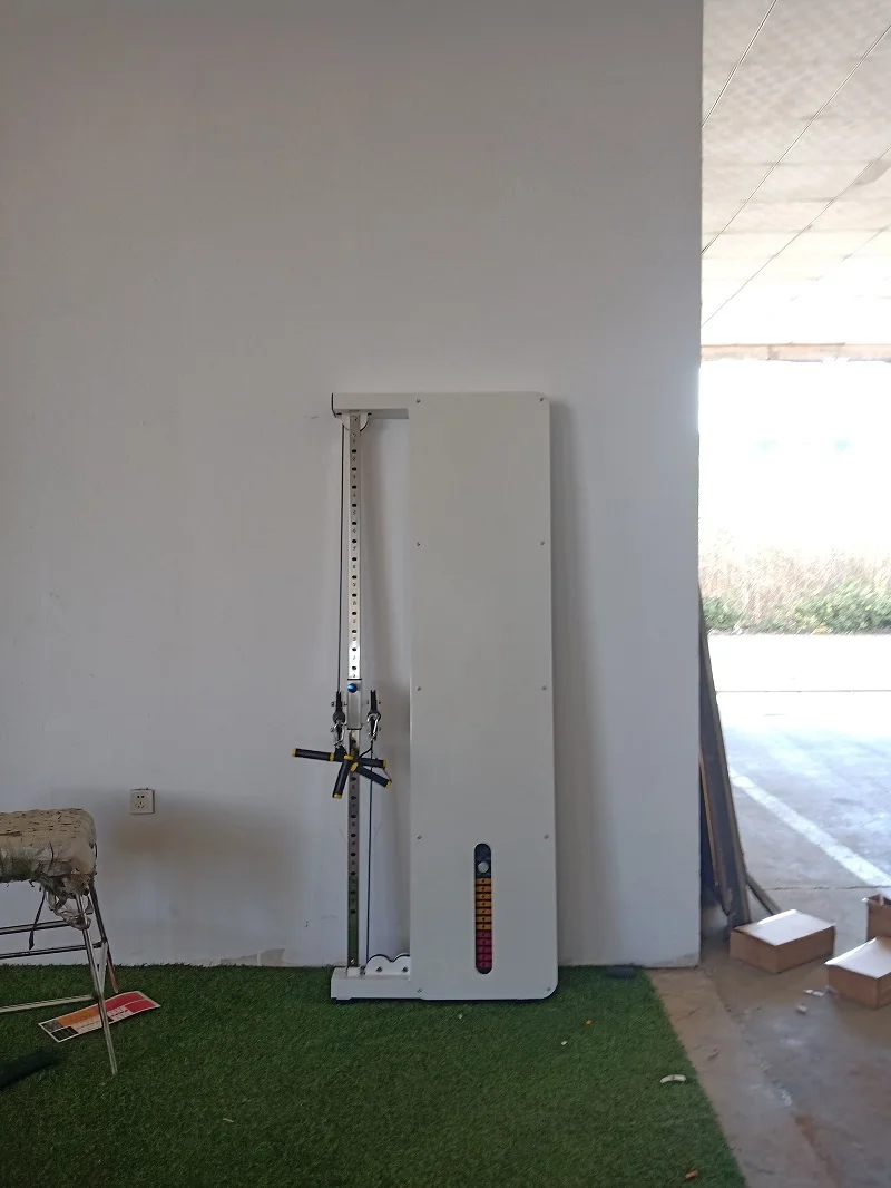 Gym Fitness Commercial Strength Equipment Cable Station  Wall Mounted Cable Training Trainer Wall Mounted Training Machine