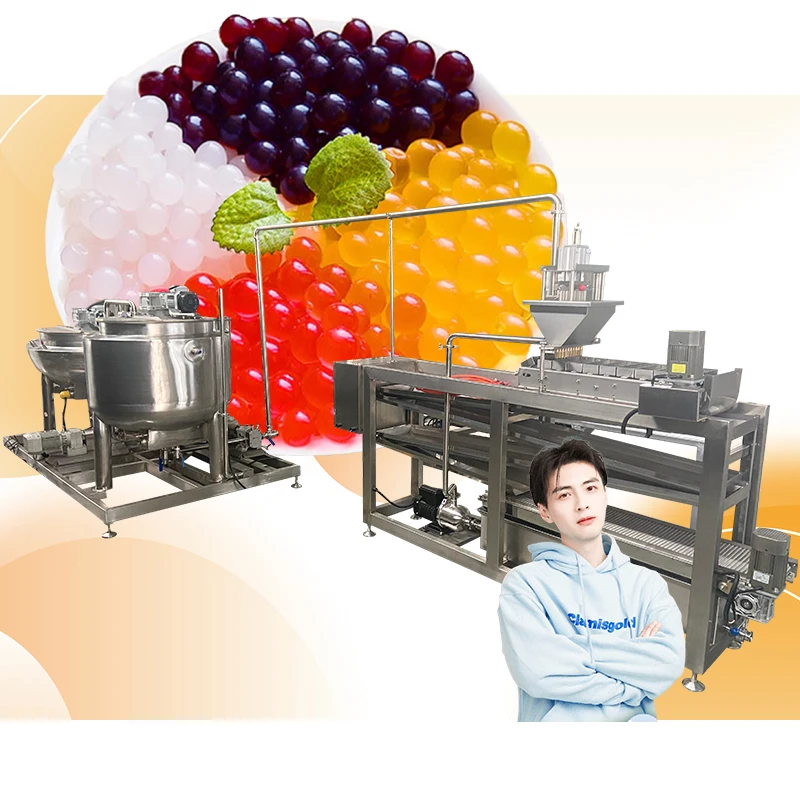 Konjac boba машина для изготовления косметических изделий производства коричневого сахарного хрустального шара
