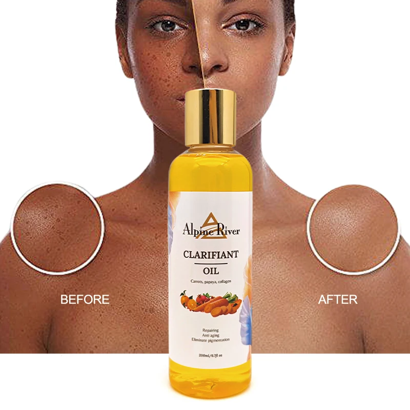 2024 European Football Championship Best Selling Body Care Oil Vitamin C Carrot Aging Repair Damaged Skin Body Oil