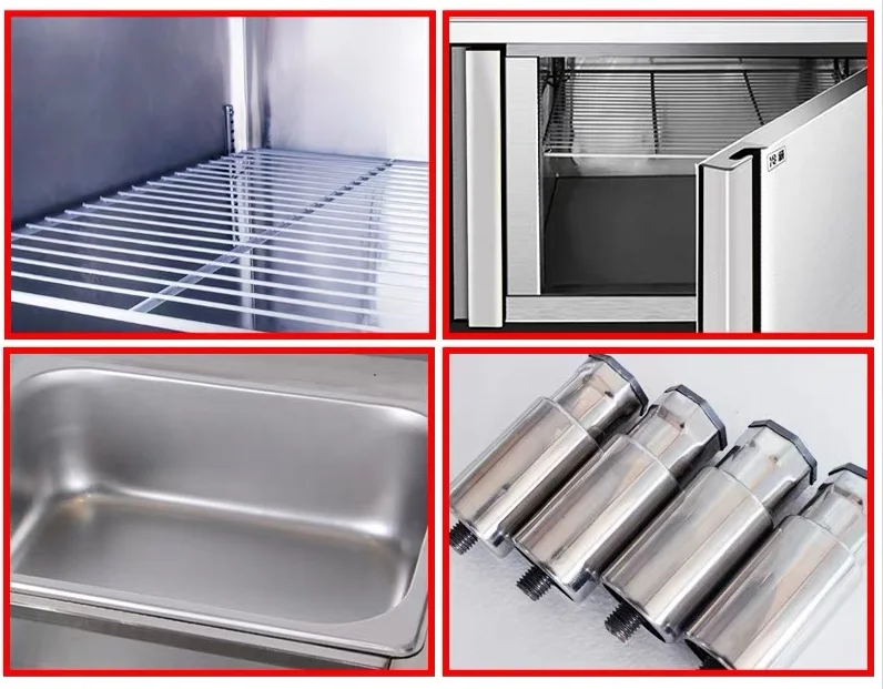 hot sales salad bar display fridge chiller showcase