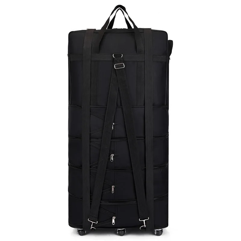Air cargo shipping bag 2023 new arrivals extensible super large capacity folding storage bags with wheels luggage travel bags
