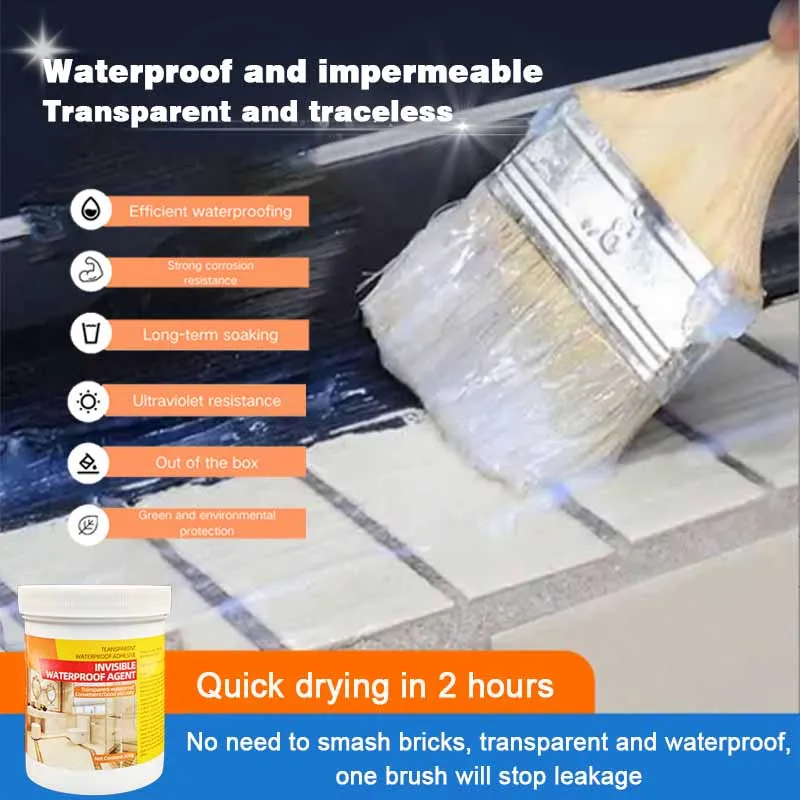 Multi-Purpose Anti-leakage Waterproof Glue Transparent Waterproof Coating Invisible Waterproofing Sealant