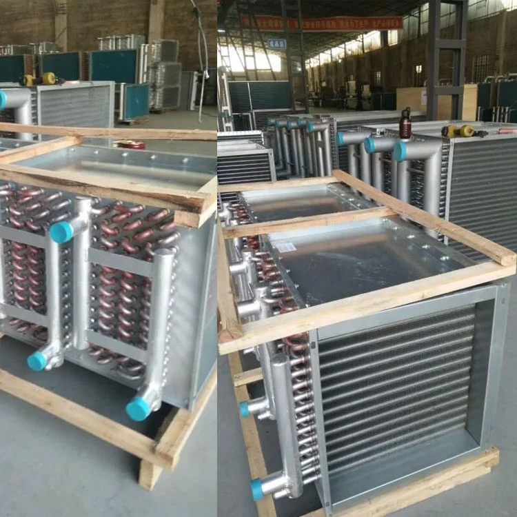 Fin Type Hydrophilic Aluminum Water Cooled Conditioner Coil Evaporator