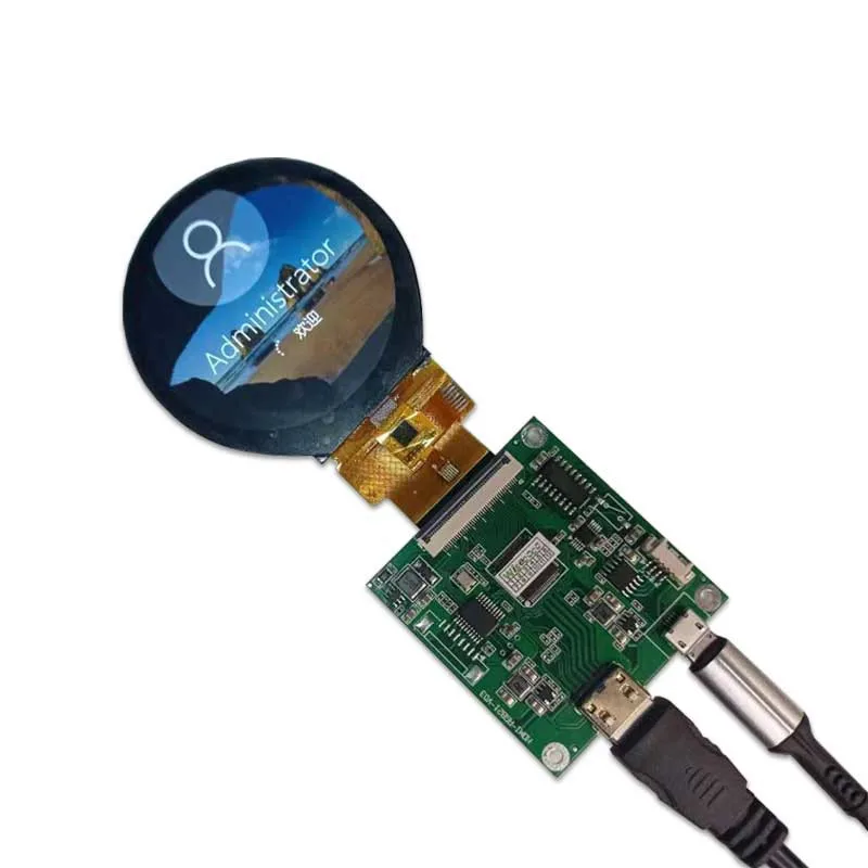 2.1 inch Round Display IPS 480x480 Circular LCD Capacitive Touch Screen Dashboard Robot Touch Display Module