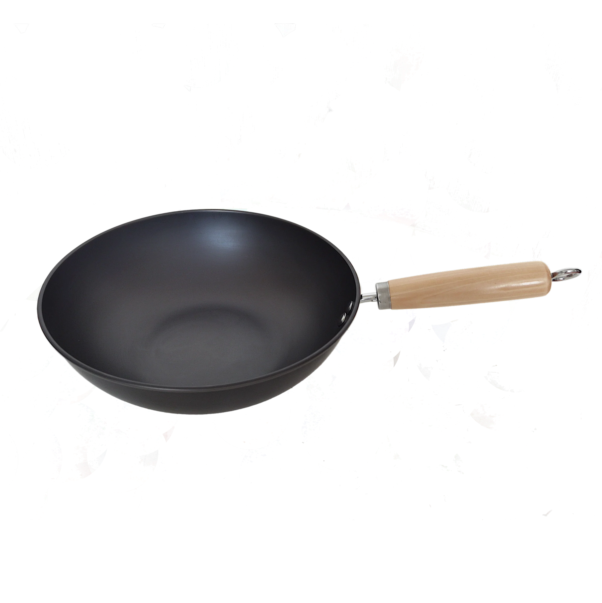 Popular Home Cooking Pot 11 Inch Carbon Steel Mini Ramen Pot Non-stick Wok Pan