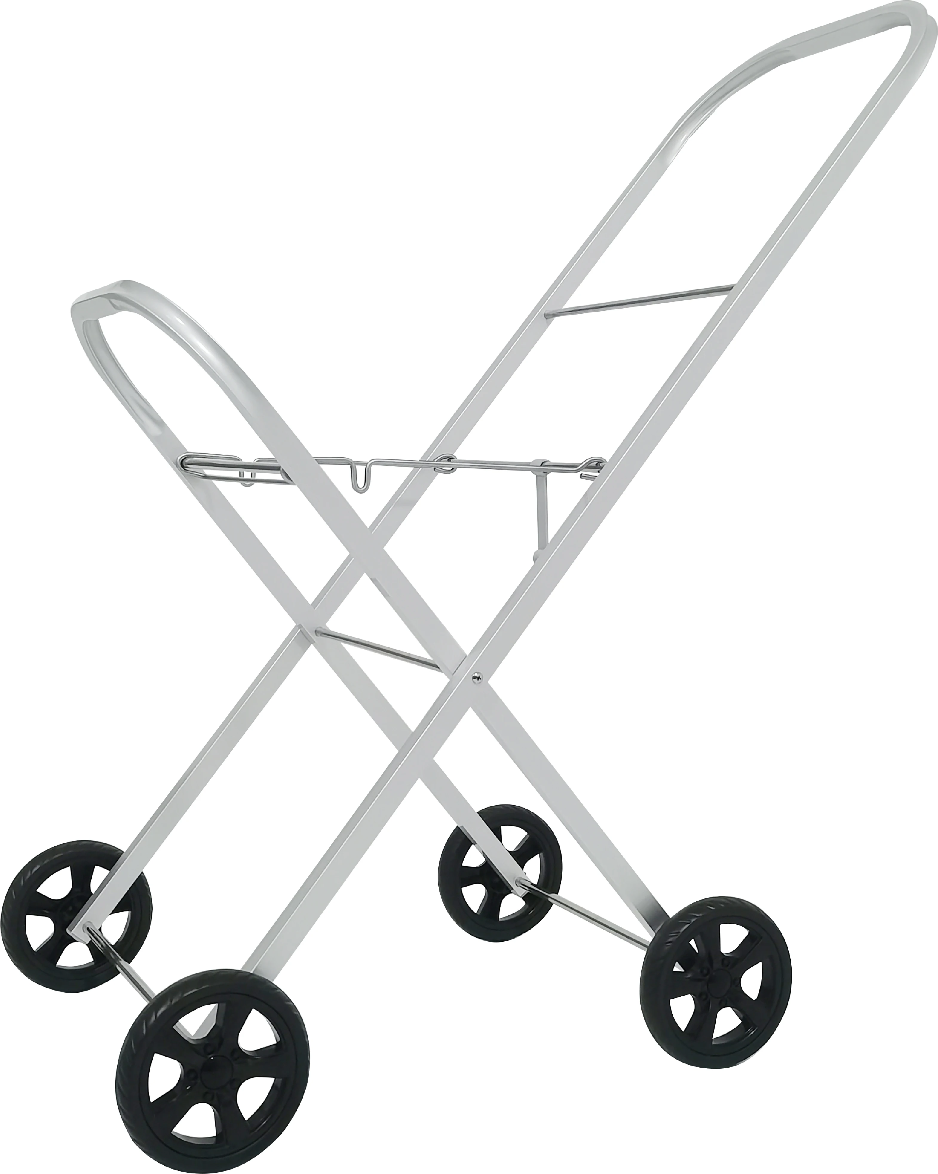 AL-7014W aluminum cart  handcart wheels clothes light compact