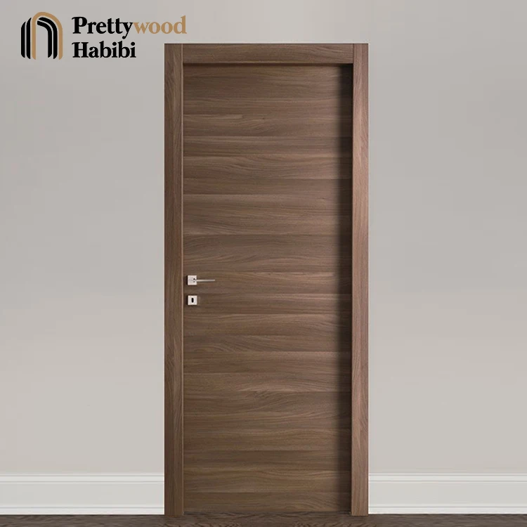 Новый дизайн индийская главная входная деревянная однодверная дверь Prettywood для спальни