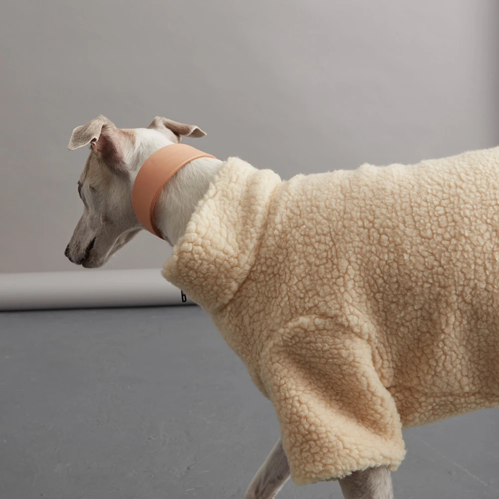 Winter Collection Outfits Pullover Warm Sherpa Dog Apparel Coat Luxury Quality Wear Pet Clothes Winter Dog Jacket