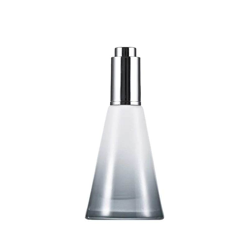 Hot New Essence Bottle 15ML conical glass dropper bottle Liquid skin care essence bottle custom logo