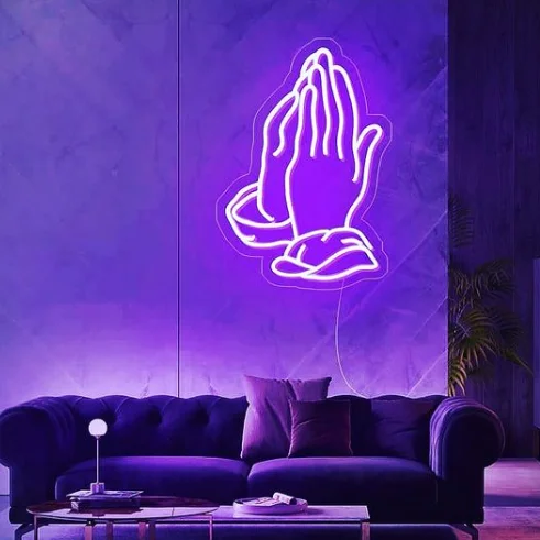 Koncept Drop Shipping 18inch GIRLS GIRLS GIRLS neon wings Neon Light Advertising Custom LED Neon Sign