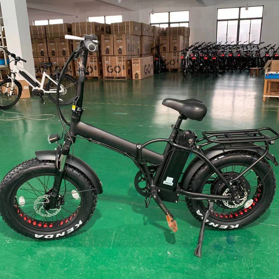 Factory supply folding ebike e bike city electric fat wheel bike bicycle 750w