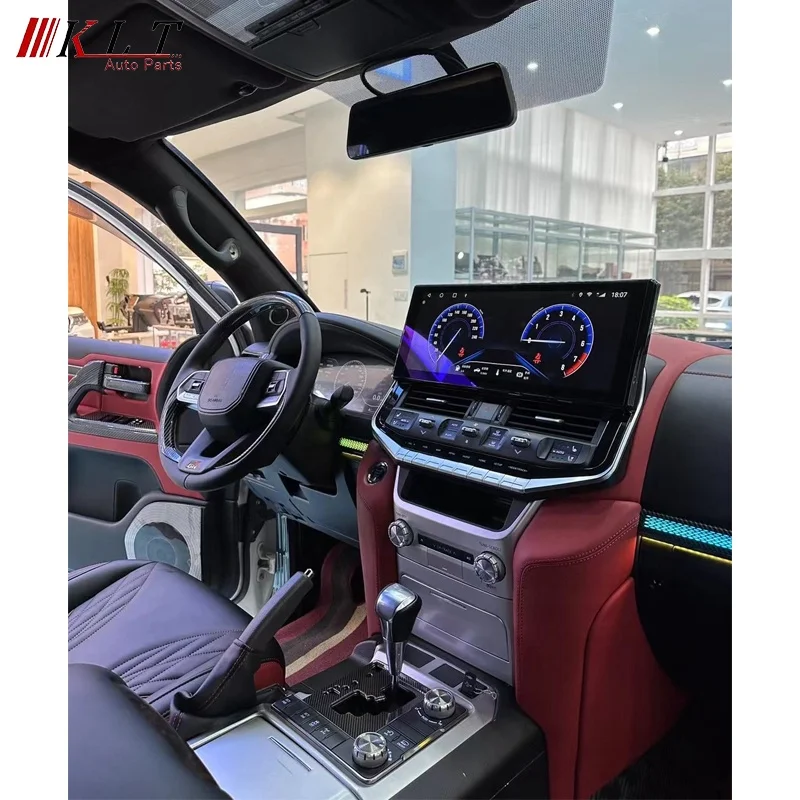 KLT Interior Kits For Land Cruiser 2008-2015 Upgrade 2016 Lc200 Dash Board Steering Wheel Interior Conversion